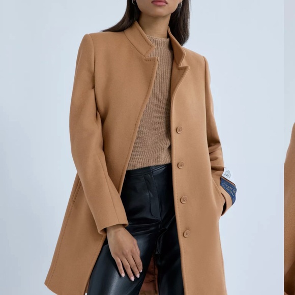 Babaton Rosewood Slim-fit Wool Coat - Picture 4 of 16